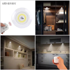 3 Pcs Wireless LED Lights Closet Lights with Remote Control