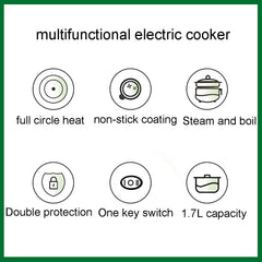 Portable Multifunctional Non-Stick Electric Pot