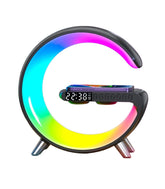 3in1 Speaker 15w Wireless Charger Alarm Clock Speaker Bluetooth with FM Radio Music Home Decor Styling Smart Lamps